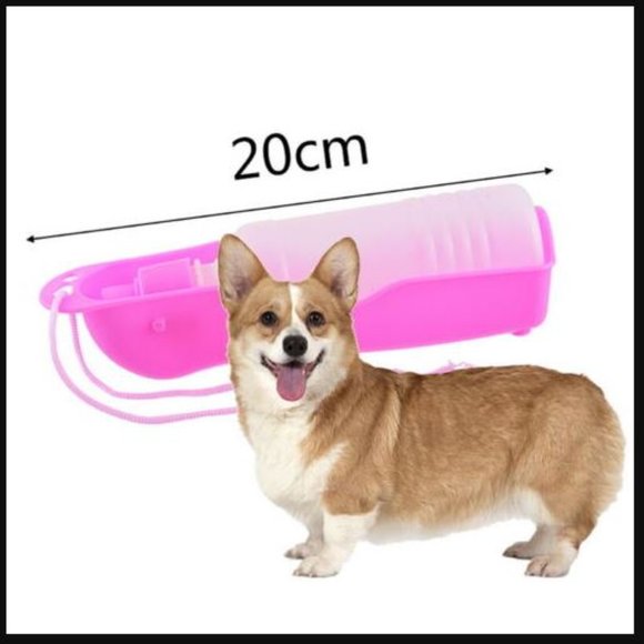 250mlDog Water Bottle Folding Drinker Plastic Portable Water Bottle Pets/Outdoor - Picture 8 of 16
